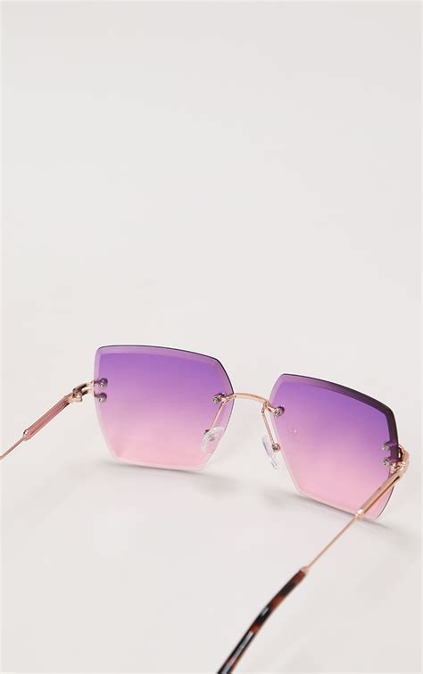 purple gradient sunglasses.